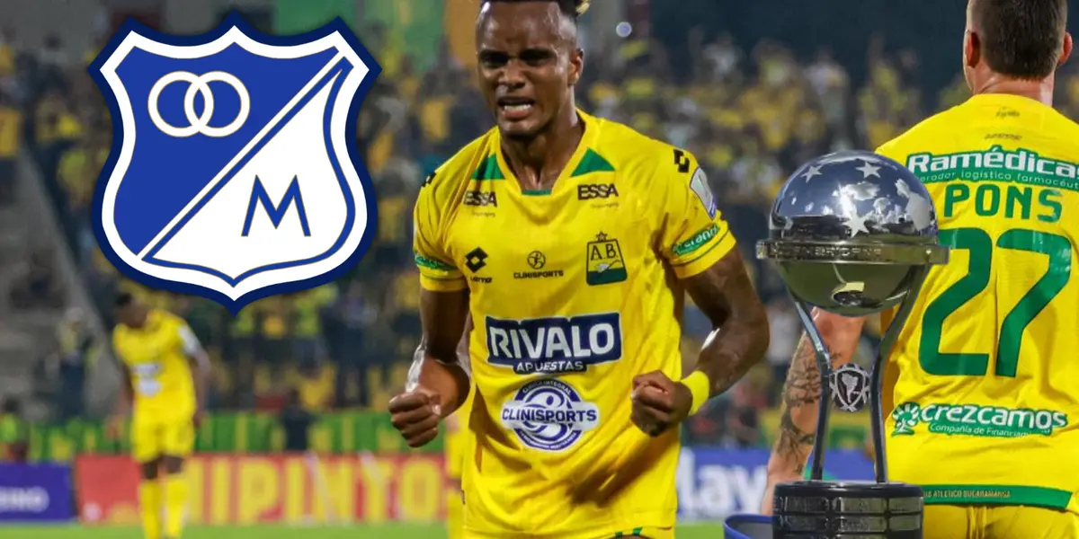 Bucaramanga sueña con la Copa Sudamericana y la sentencia de Leonel Álvarez ante Millonarios Foto: Atlético Bucaramanga y Escudoteca