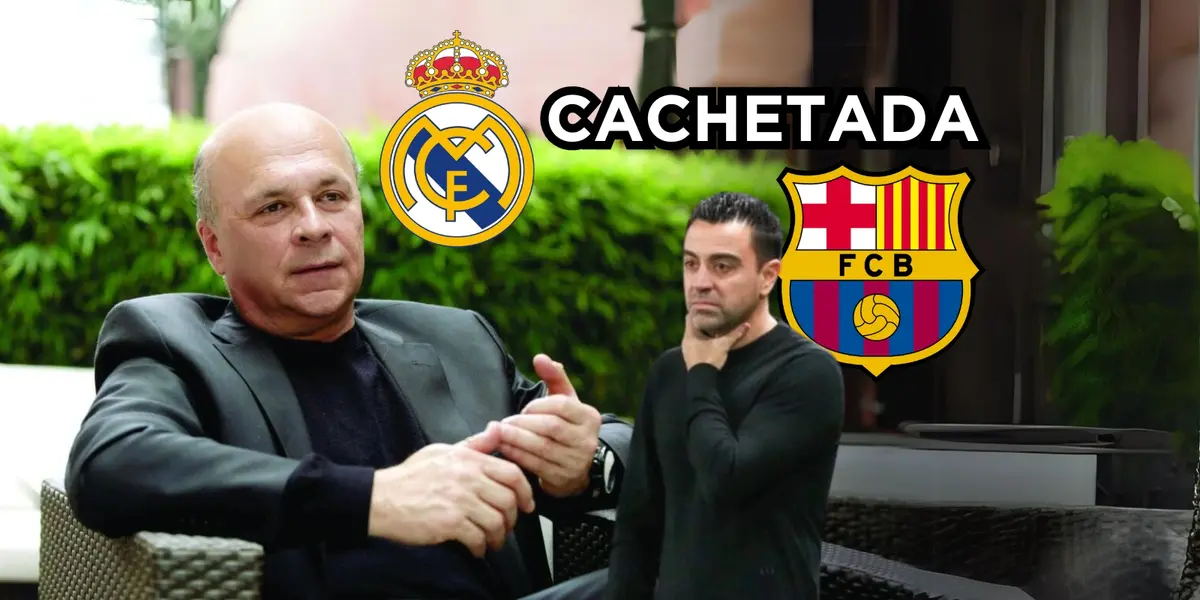 Calros Antonio Vélez le dio una cachetada a Xavi Hernández y al FC Barcelona.