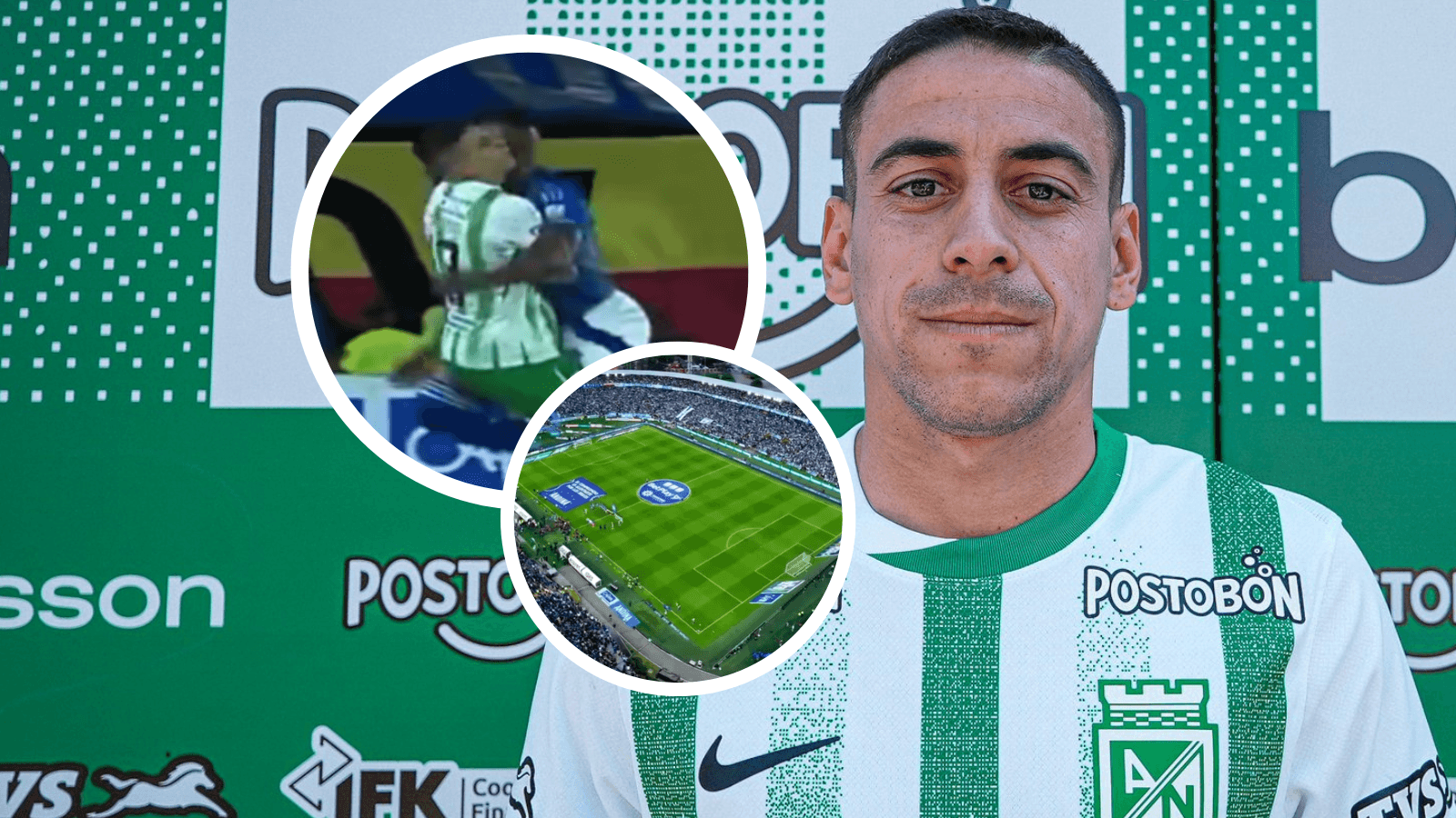 Camilo Cándido y su mensaje a los hinchas de Millonarios tras el superclásico Foto: Captura de Win Sports y Nacionaloficial