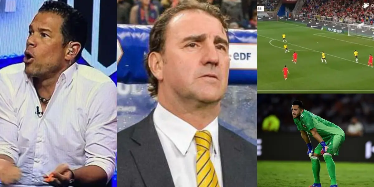 Camilo Vargas se vio involucrado en el primer gol de Corea del Sur ante Colombia