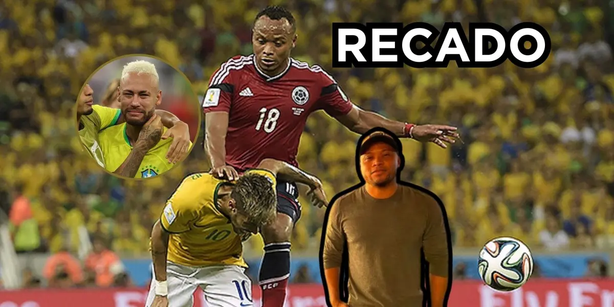 Camilo Zúñiga tuvo una peculiar entrevista en Colombia.