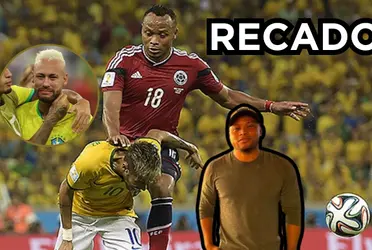 Camilo Zúñiga tuvo una peculiar entrevista en Colombia.