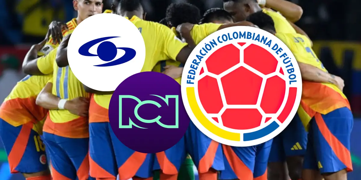 Caracol y RCN se pelean por el rating de la Selección Colombia Foto: FCF, Escudoteca y Caracol
