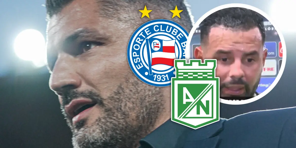 Cardona no se guardó nada tras la caída ante Bahía y lanzó un mensaje al cuerpo técnico. Foto: Escudoteca, Nacionaloficial y Captura de ESPN