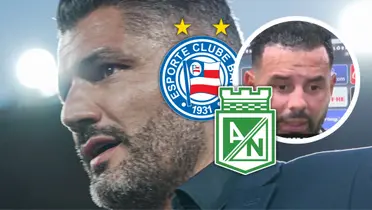 Cardona no se guardó nada tras la caída ante Bahía y lanzó un mensaje al cuerpo técnico. Foto: Escudoteca, Nacionaloficial y Captura de ESPN