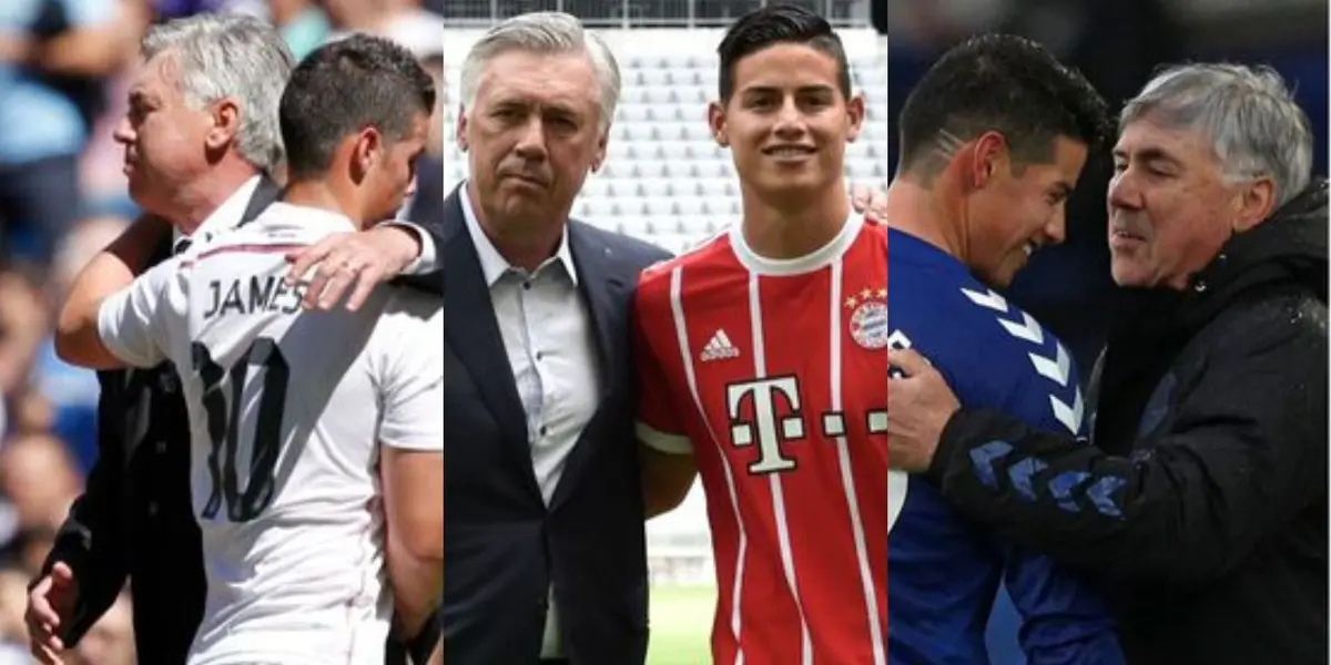 Carlo Ancelotti da una inesperada noticia que sacude al mundo, ni James Rodríguez lo vio venir.