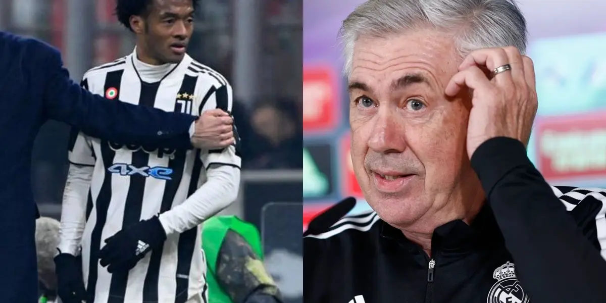 Carlo Ancelotti hace poco tiempo quería fichar a Juan Guillermo Cuadrado y el traspaso se cayó de un momento a otro de manera sorpresiva.