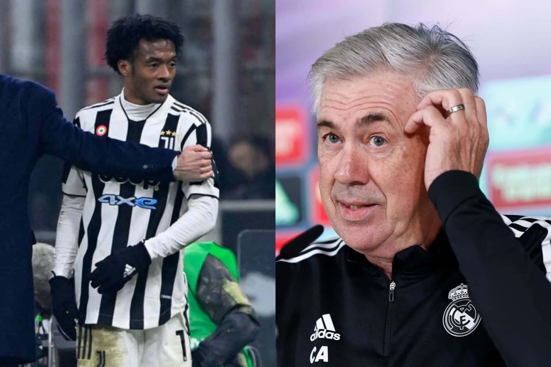 Carlo Ancelotti hace poco tiempo quería fichar a Juan Guillermo Cuadrado y el traspaso se cayó de un momento a otro de manera sorpresiva.