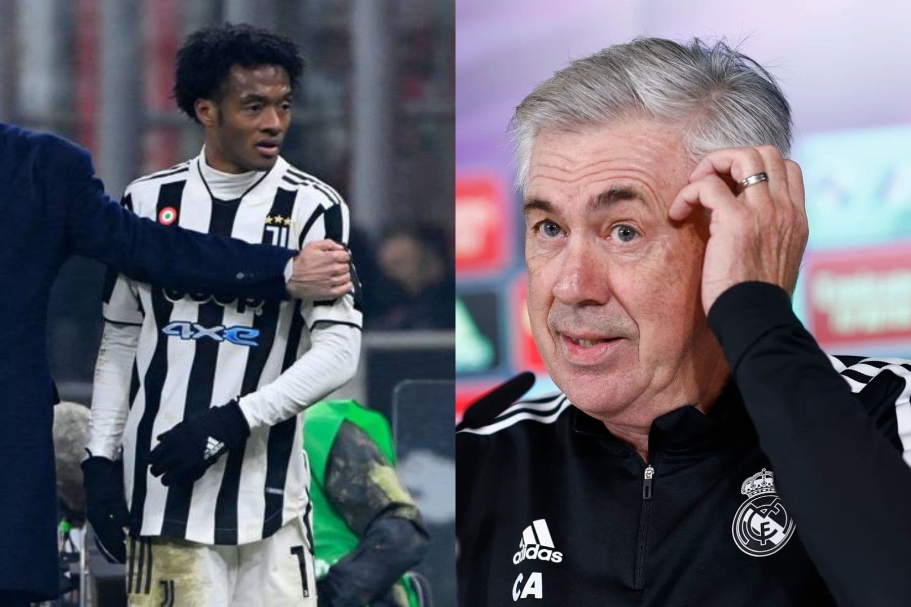 Carlo Ancelotti hace poco tiempo quería fichar a Juan Guillermo Cuadrado y el traspaso se cayó de un momento a otro de manera sorpresiva.