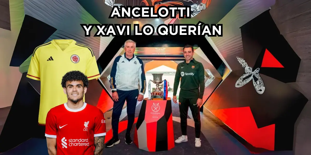 Carlo Ancelotti y Xavi Hernández querían fichar a un jugador colombiano, pero no pudieron.