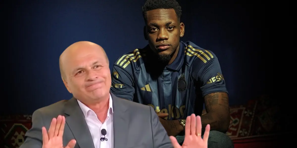 Carlos Anronio Vélez y la defensa que le hizo a Jhon Jader Durán en las últimas horas Foto: Captura de Win Sports y Fenerbahçe