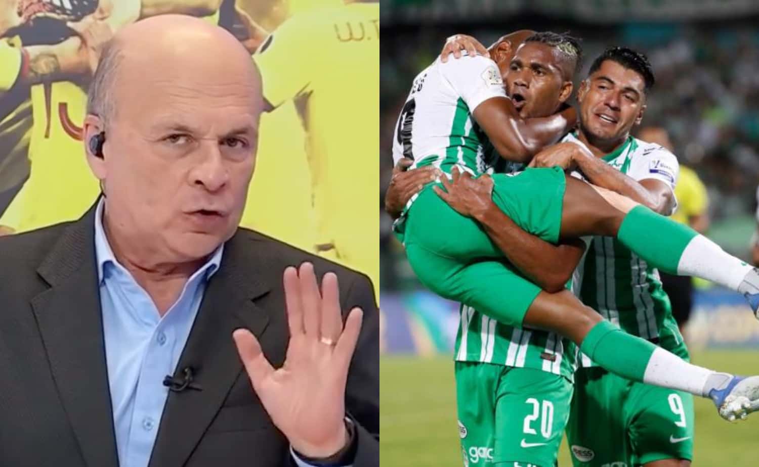 Carlos Antonio Vélez arremetió contra Atlético Nacional.