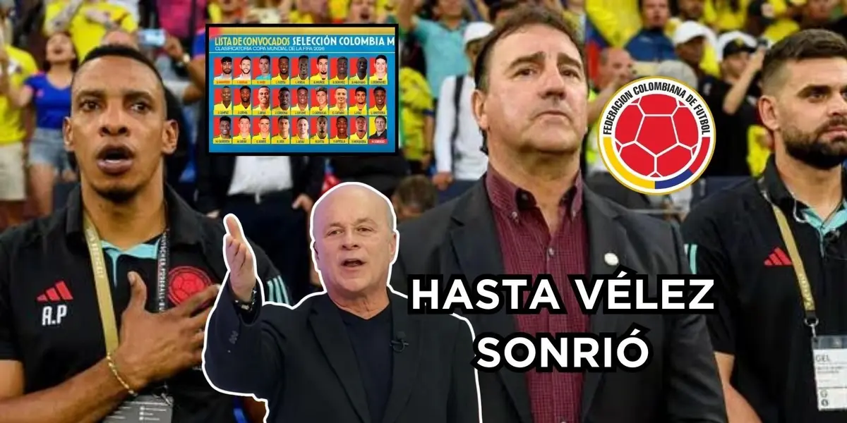 Carlos Antonio Vélez celebró el llamado que hizo Néstor Lorenzo con un jugador para la Selección Colombia.