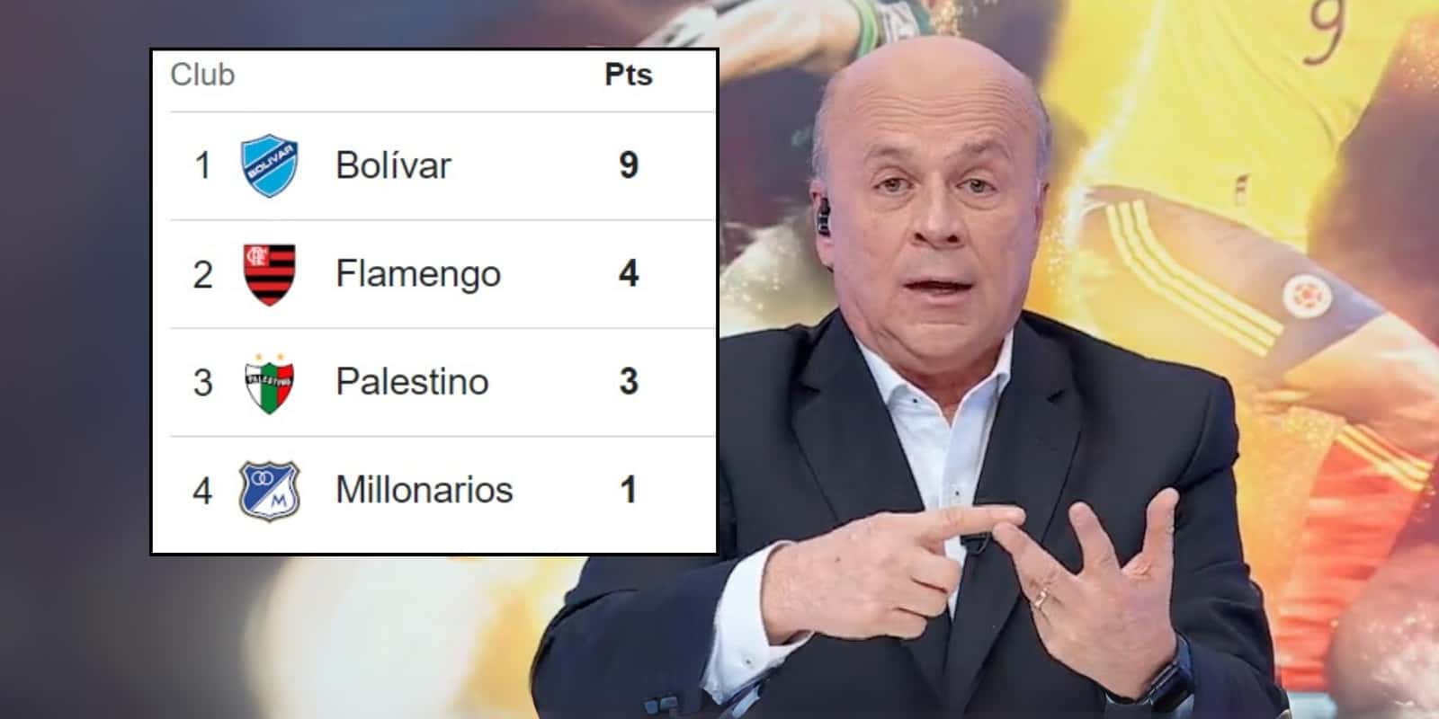 Carlos Antonio Vélez criticó a Millonarios FC