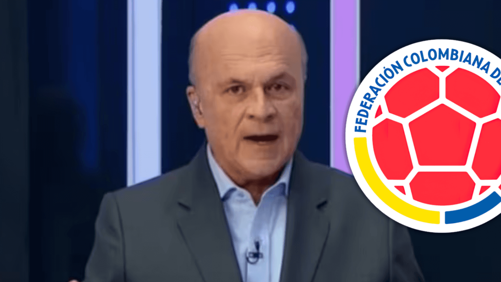 Carlos Antonio Vélez elogió a un jugador de la Selección y generó controversia Foto: Captura de Win Sports y Escudoteca