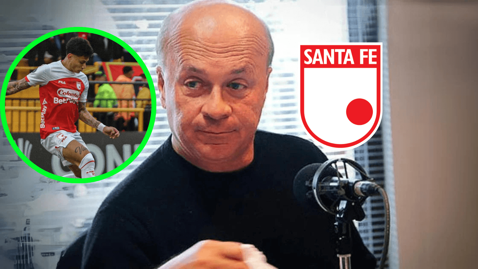 Carlos Antonio Vélez Foto: RCN radio, Escudoteca e Independiente Santa Fe