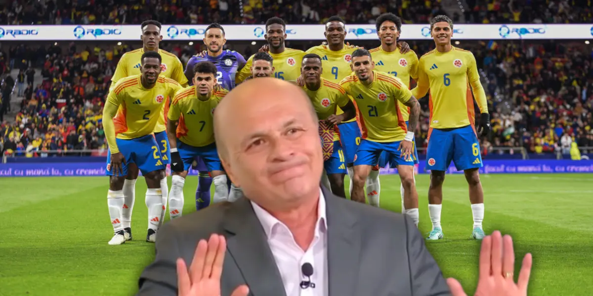 Carlos Antonio Vélez fue contundente: pidió que un jugador del FPC no vuelva a vestir la camiseta de Colombia. Foto. FCF y Captura de Win Sports