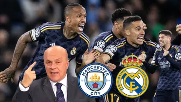 Carlos Antonio Vélez habló de la victoria del Real Madrid contra el Manchester City