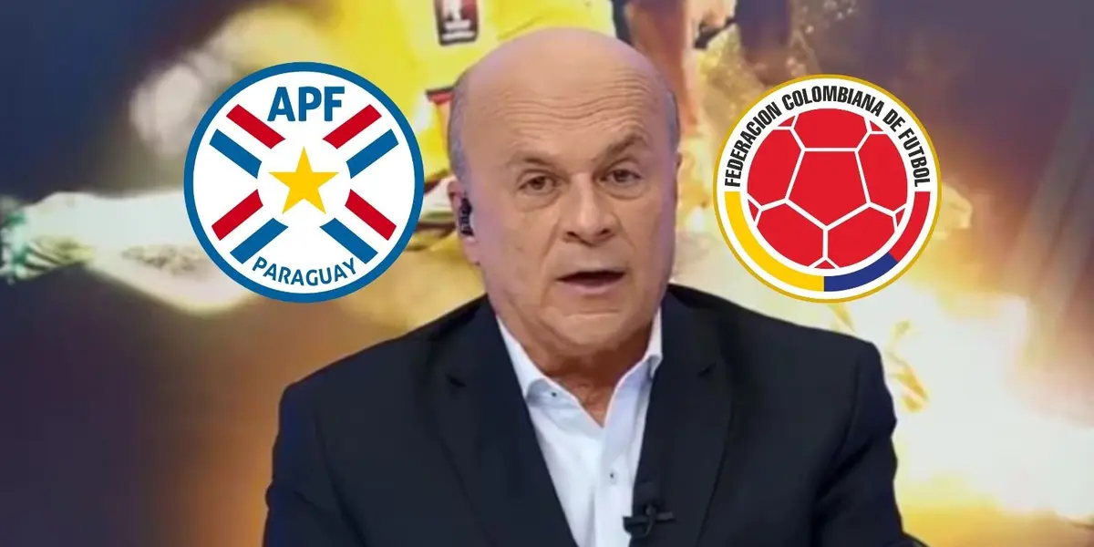 Carlos Antonio Vélez habló del partido de Paraguay contra Colombia. 