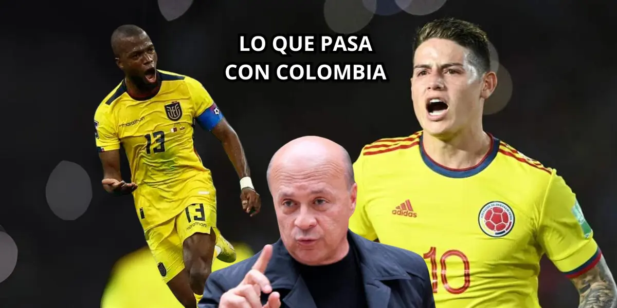 Carlos Antonio Vélez manos unos sablazos sobre la Selección Colombia.