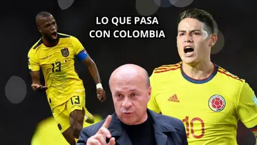 Carlos Antonio Vélez manos unos sablazos sobre la Selección Colombia.