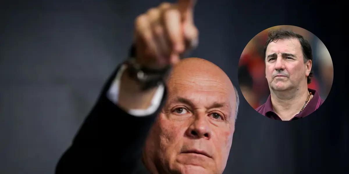 Carlos Antonio Vélez se la sentenció a Néstor Lorenzo y destapó una olla Foto: Carlos Antonio Vélez y FCF