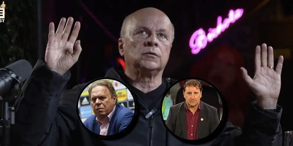 Carlos Antonio Vélez sorprendido por un personaje en la FCF.