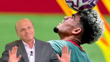 Carlos Antonio Vélez y el futuro de Luis Díaz Foto: Captura de Win Sports y LFC