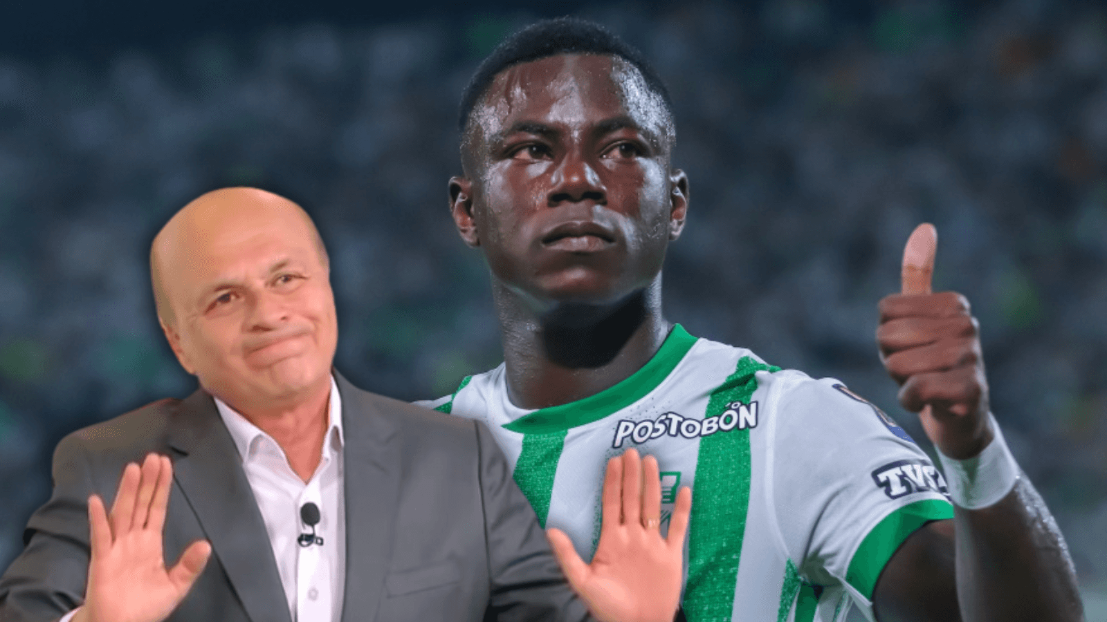 Carlos Antonio Vélez y el picante mensaje a los futbolistas "agrandados" Foto: Captura de Win Sports y Transfermarkt