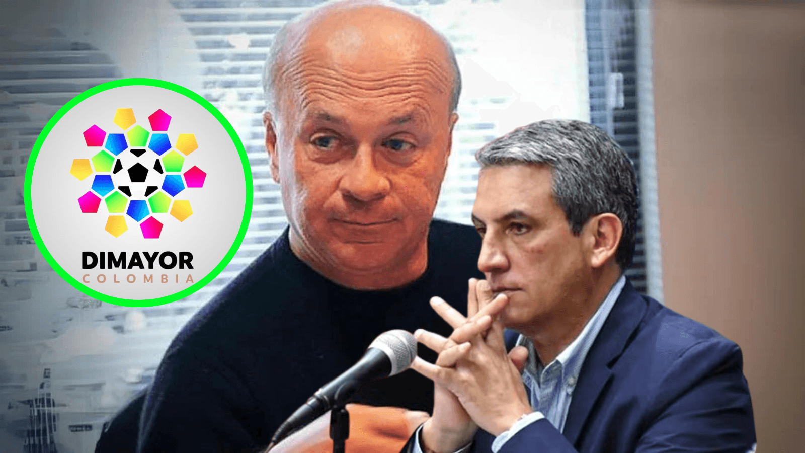 Carlos Antonio Vélez y Fernando Jaramillo Foto: RCN y Dimayor