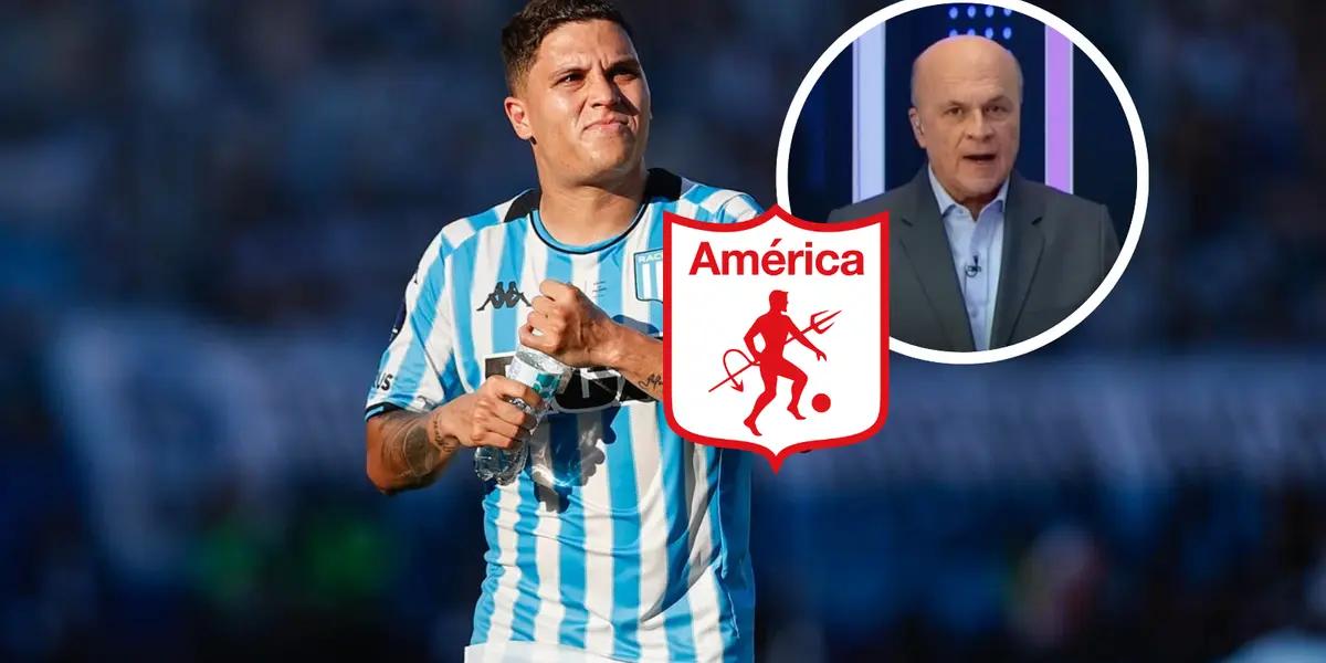 Carlos Antonio Vélez y Juan Fernando Quintero Foto: Publimetro y Racing Club