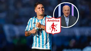 Carlos Antonio Vélez y Juan Fernando Quintero Foto: Publimetro y Racing Club