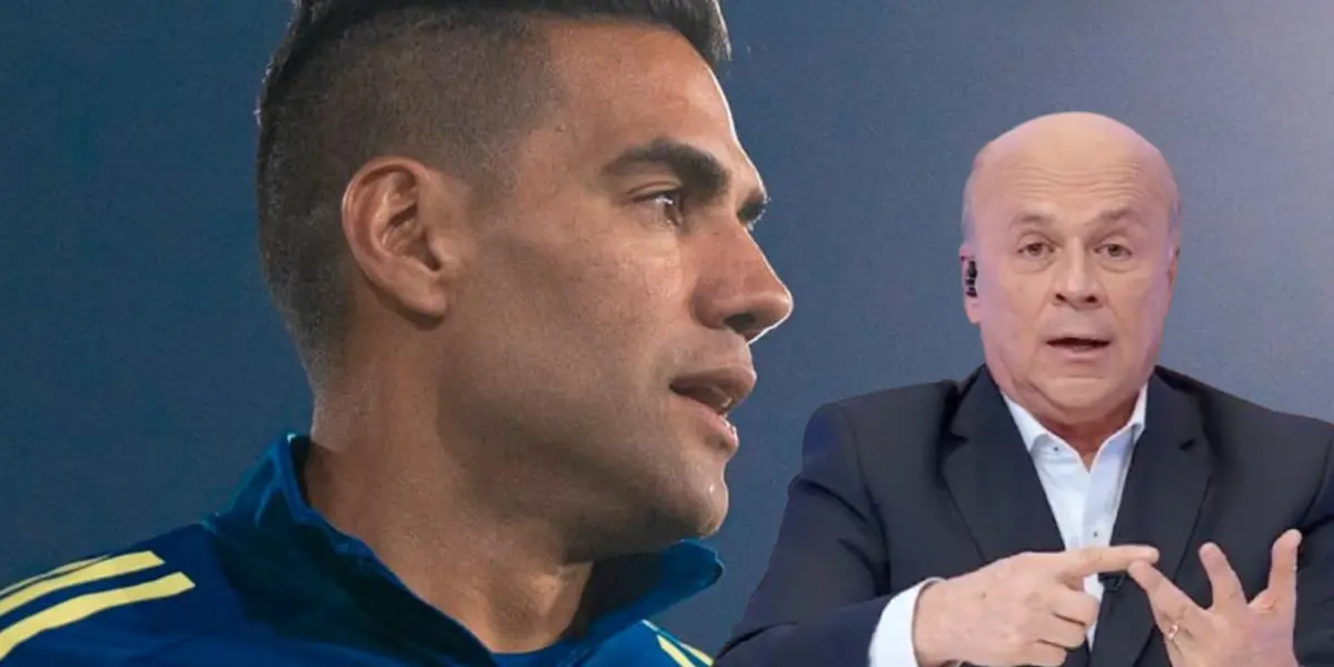 Carlos Antonio Vélez y la picante confesión sobre la salida de Falcao en Millos Foto: Captura de Win Sports y Falcao