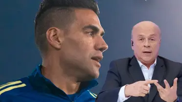 Carlos Antonio Vélez y la picante confesión sobre la salida de Falcao en Millos Foto: Captura de Win Sports y Falcao