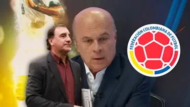 Carlos Antonio Vélez y Néstor Lorenzo Foto: Captura de Win Sports, Escudoteca y FCF