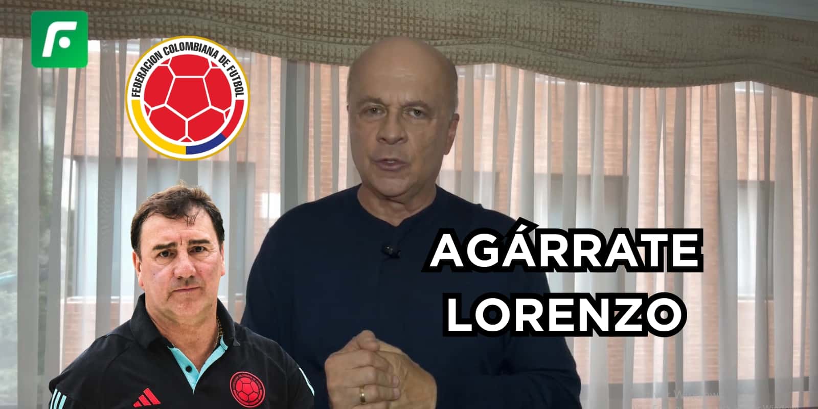 Carlos Antonio Vélez y Néstor Lorenzo. Foto de captura de pantalla de El Futbolero Colombia y Gol Caracol.