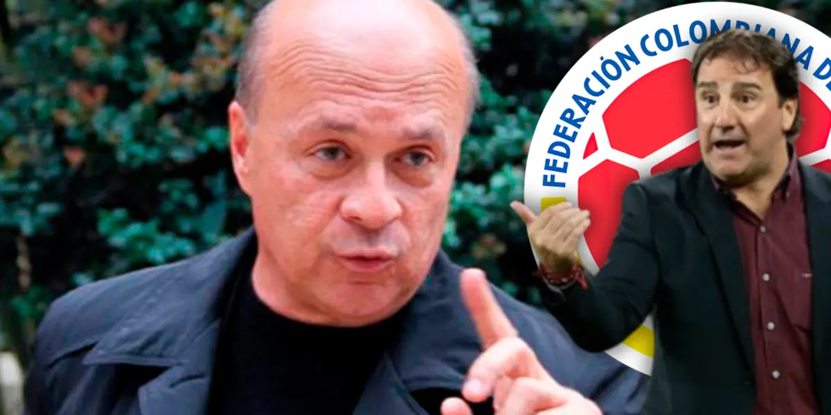 Carlos Antonio Vélez y Néstor Lorenzo Foto: RCN y FCF Selección Colombia