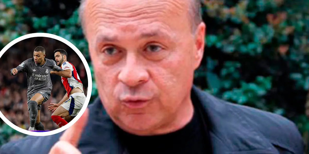 Carlos Antonio Vélez y su mensaje al Real Madrid tras la goleada sufrida por el Arsenal Foto: Real Madrid y CAV