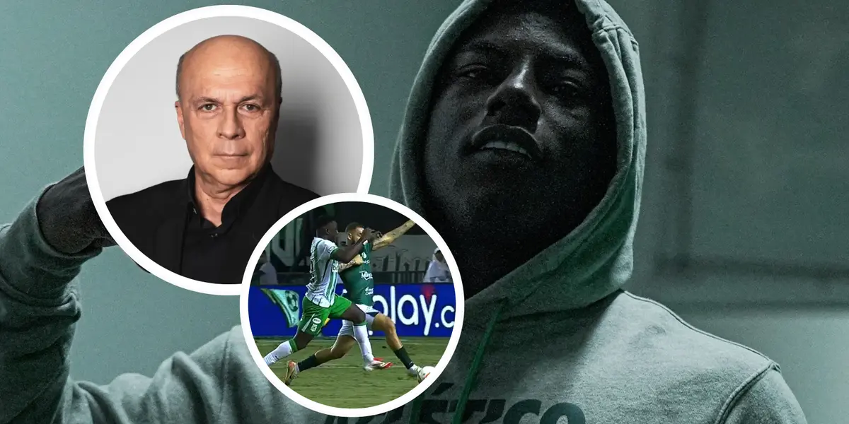 Carlos Antonio Vélez y un picante mensaje en vivo a Marino Hinestroza Foto: CAV, Nacionaloficial y captura de Win Sports