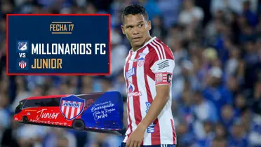 Carlos Bacca con el Junior- Fotos: El Heraldo, redes Millonarios y Transfermarkt