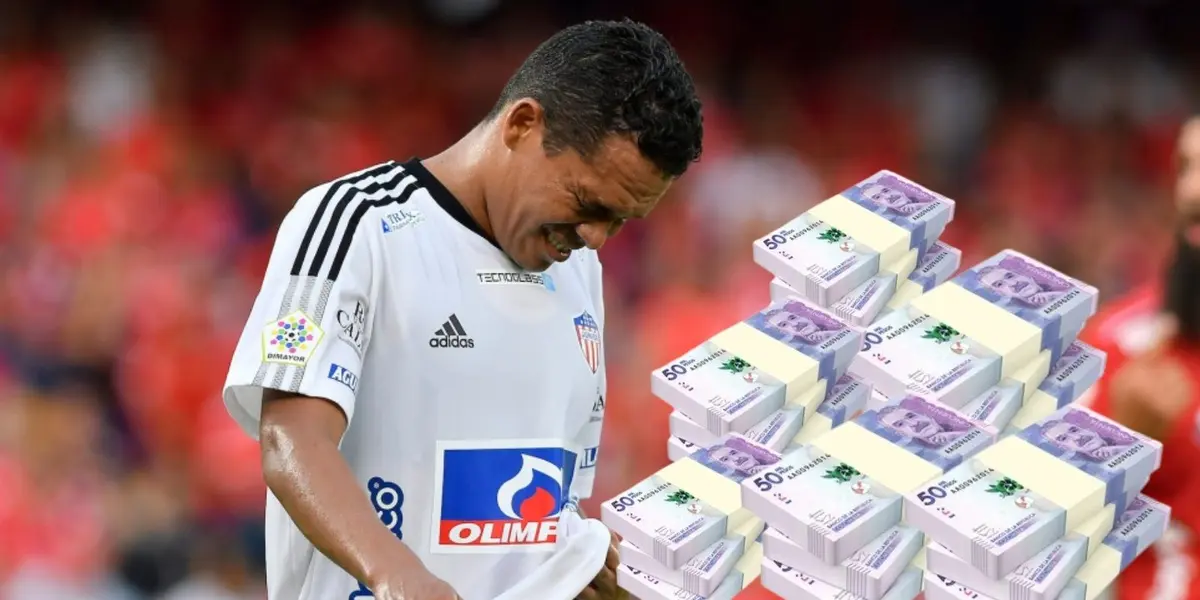 Carlos Bacca pasa por una dura sequía en el Junior FC.