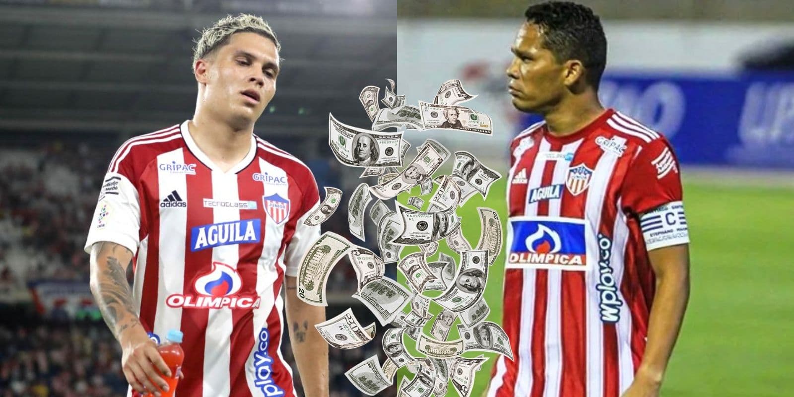 Carlos Bacca y Juan Fernando Quintero del Junior FC serían dos de los jugadores mejor pagados en el Fútbol Profesional Colombiano (FPC).