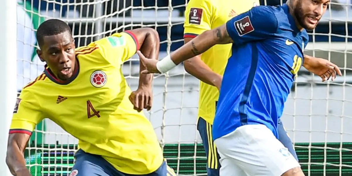Carlos Cuesta fue uno de los mejores jugadores de la Selección Colombia contra Brasil y demostró que su nivel está por encima de Davinson Sánchez.