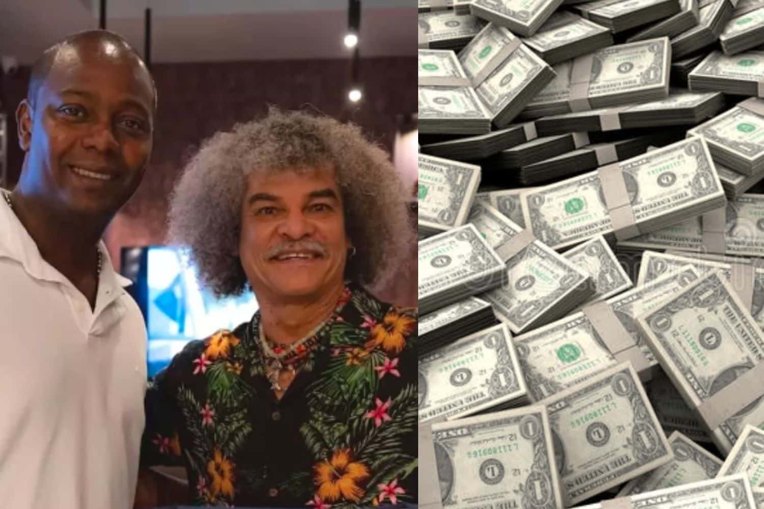 Carlos el Pibe Valderrama tiene un exclusivo producto que vende en Colombia y Estados Unidos