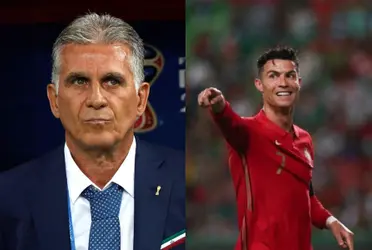 Carlos Queiroz tuvo un gesto con la situación que vive Cristiano Ronaldo.