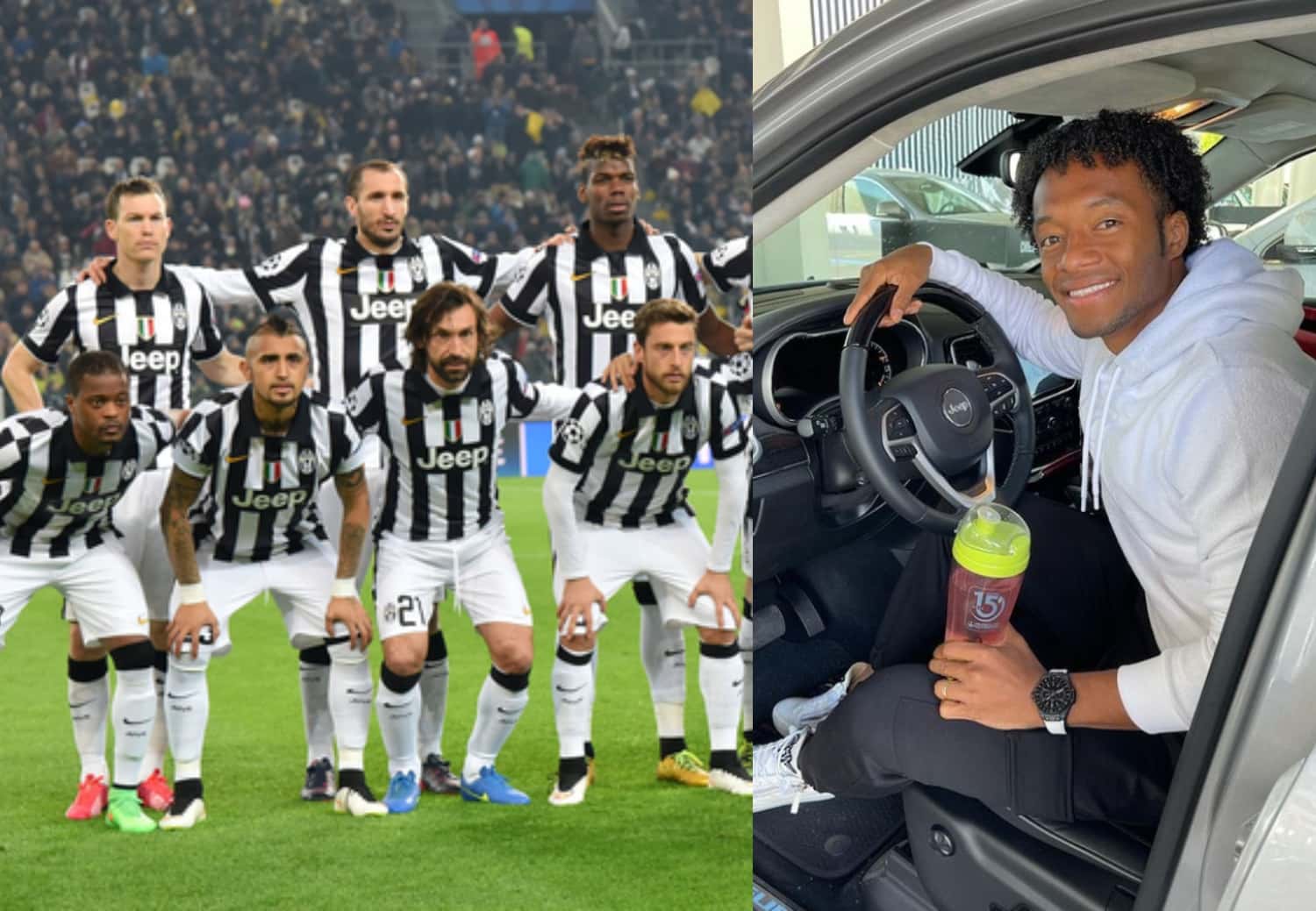 Carlos Tevez y Cuadrado coincidieron en el año 2015 cuando Juventus llegó a la final de Champions League, por eso su bienvenida en Turín fue por todo lo alto.