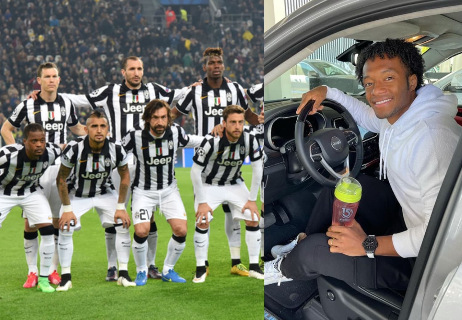 Carlos Tevez y Cuadrado coincidieron en el año 2015 cuando Juventus llegó a la final de Champions League, por eso su bienvenida en Turín fue por todo lo alto.