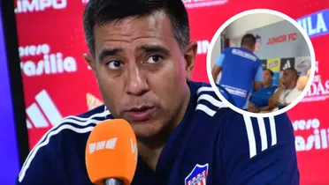 Carlos Vaca habla de la interna en Junior tras la pelea entre Farías e Illera Foto: Junior FC y Captura de X