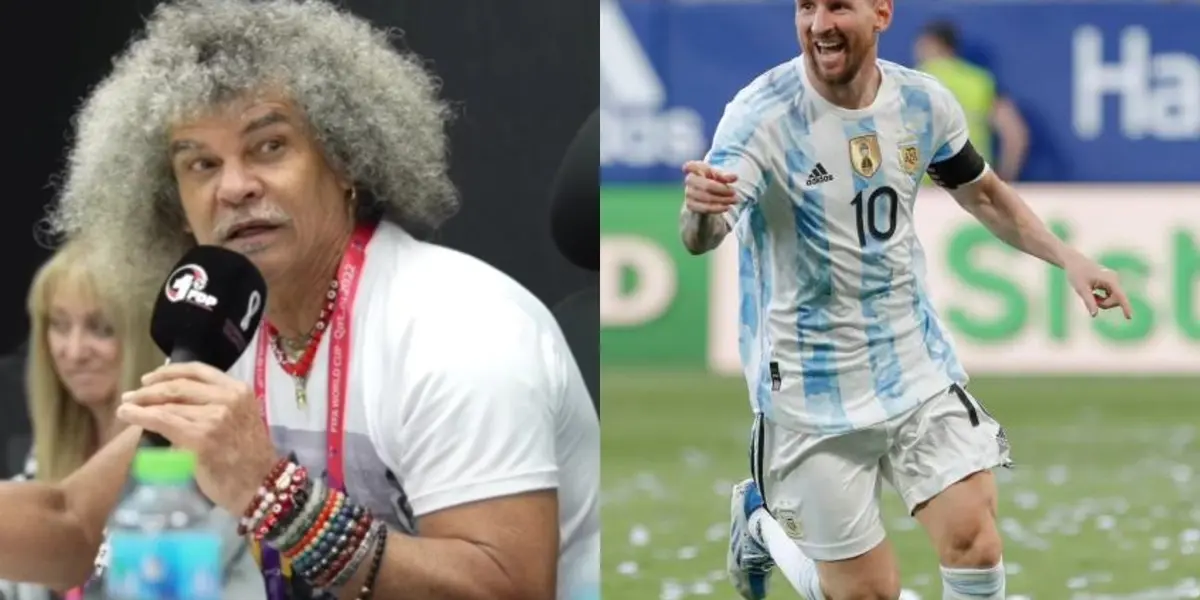 Carlos Valderrama está en Qatar, dio sus impresiones sobre Lionel Messi y la Selección Argentina en el Mundial.