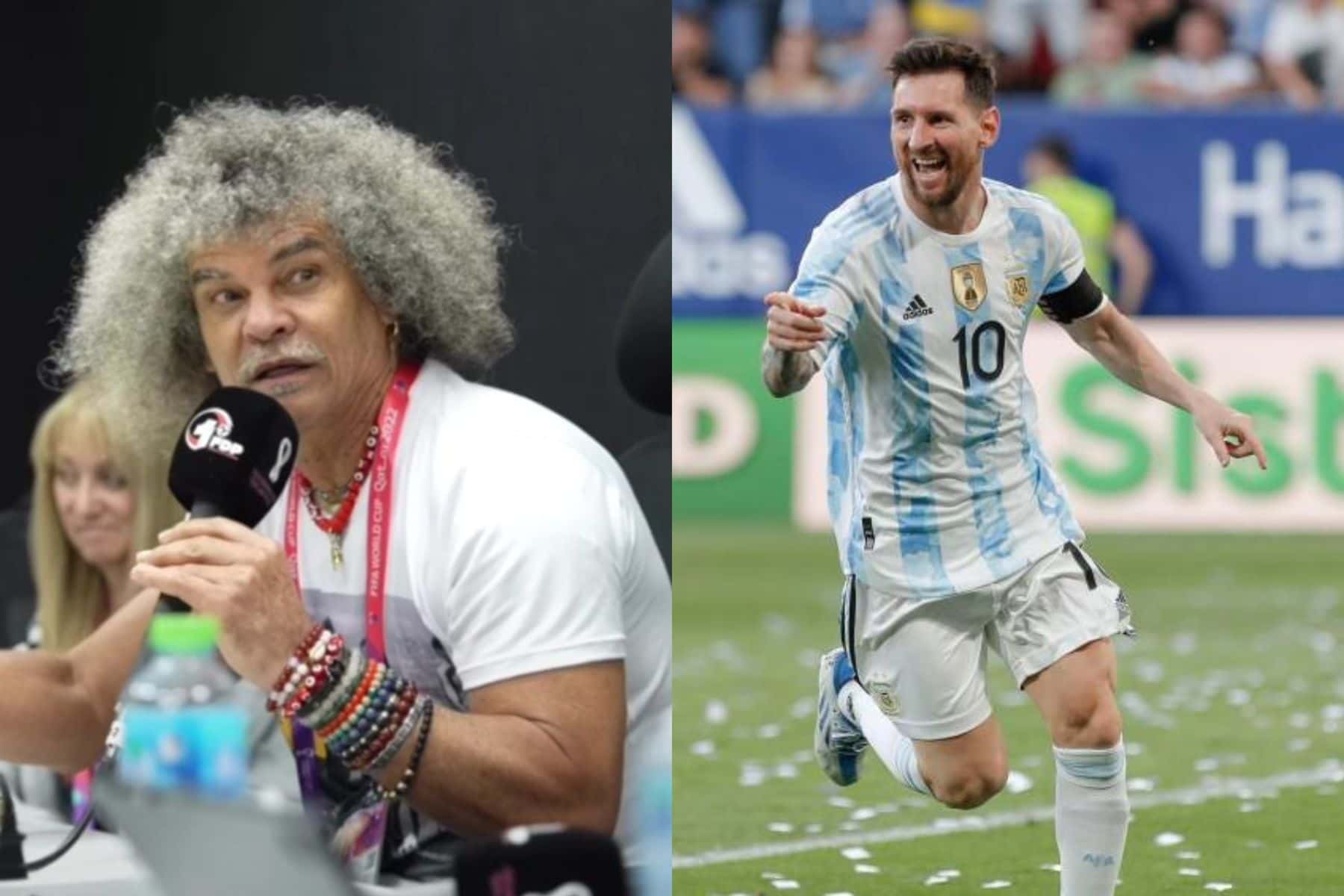 Carlos Valderrama está en Qatar, dio sus impresiones sobre Lionel Messi y la Selección Argentina en el Mundial.